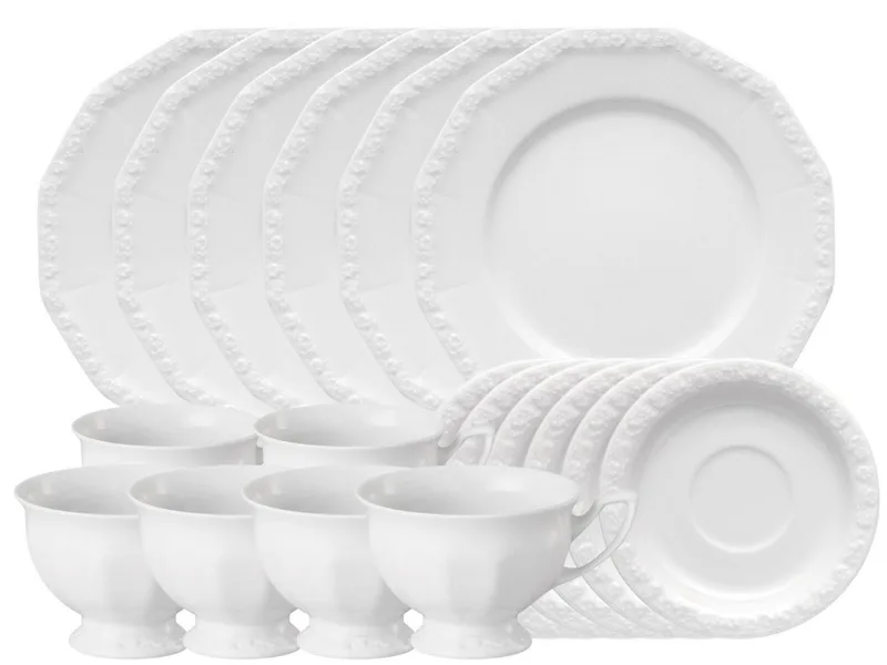 Frühstücks-Set Maria Weiss Frühstücksset II 18tlg. von Rosenthal in Weiß – Produktfoto