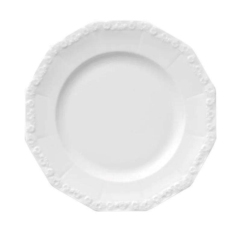 Frühstücksteller Maria Weiß Frühstücksteller 21 cm, (1 St), Frühstücksteller, Dessertteller, Kuchenteller, Porzellan, weiß by Rosenthal in Weiß – product photo