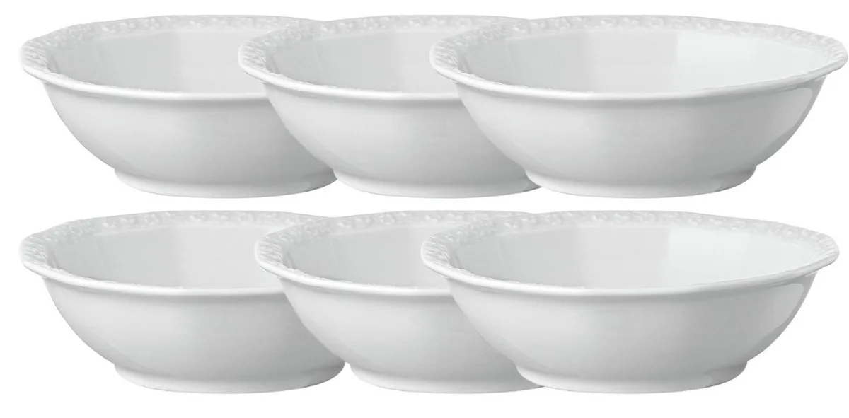 Geschirr-Set Maria Weiss Müslischalenset 17 cm 6tlg., Porzellan de Rosenthal en Blanc – photo du produit