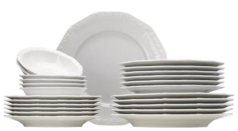 Geschirr-Set Maria Weiss Set 24tlg., Porzellan by Rosenthal in Weiß – product photo