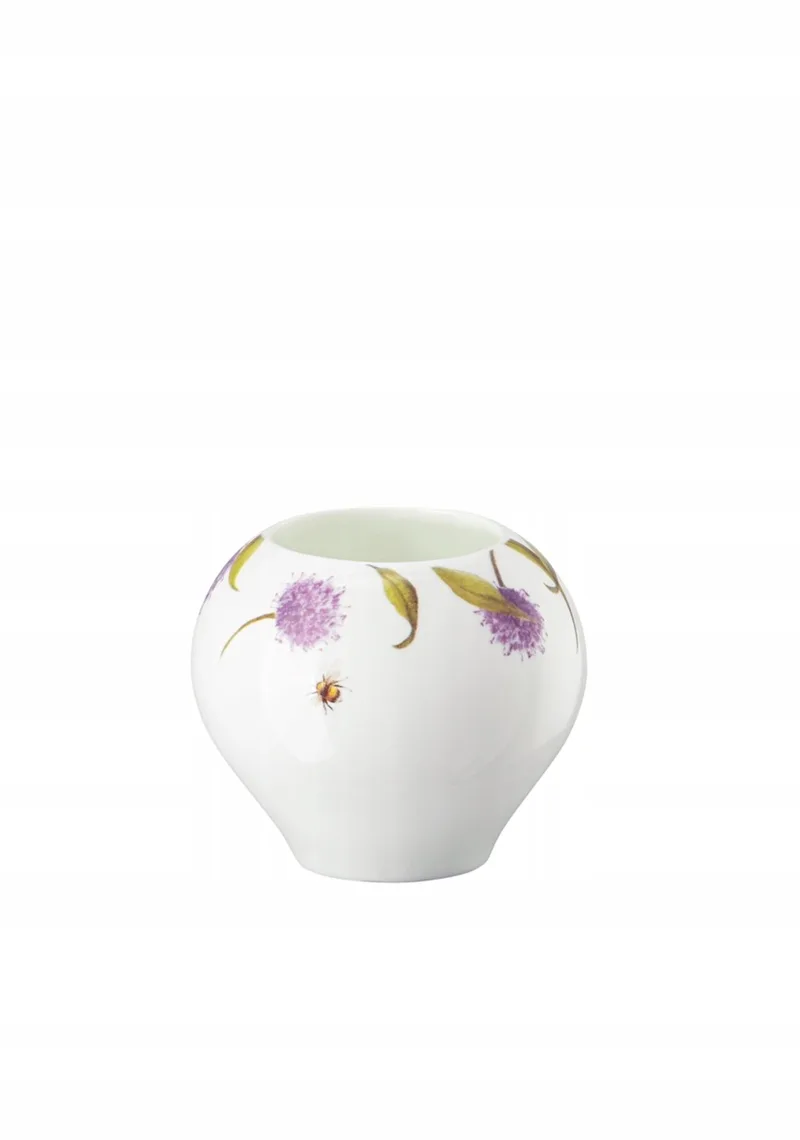 Hutschenreuther Mini Vaas Flower Distel 7 cm Porselein von Rosenthal in White – Produktfoto
