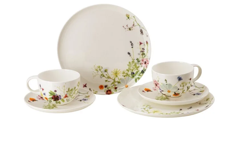 Kombiservice Brillance Grand Air Kombiset Coup 6-tlg., Bone China, Sets by Rosenthal in Weiß – product photo