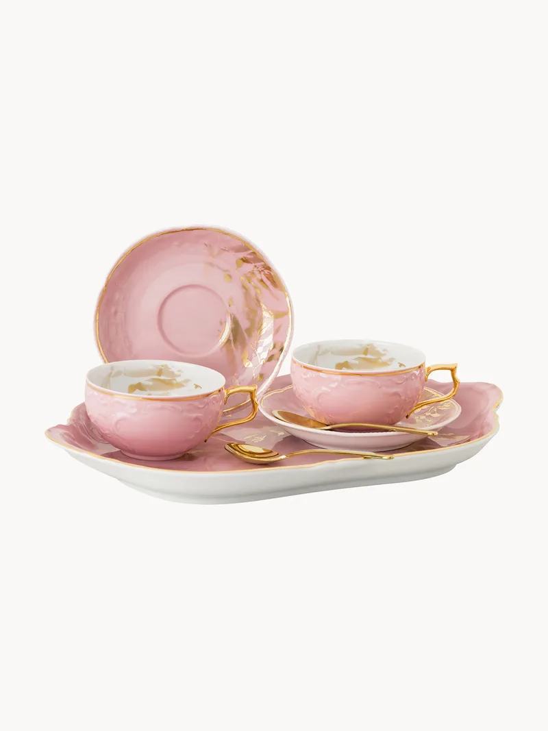 Porseleinen theeserviesset Sanssouci Jubilee, 7-delig van Rosenthal – productfoto