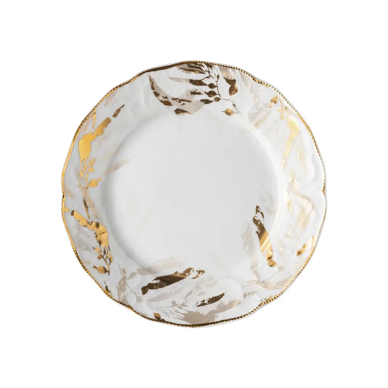 Rosenthal Heritage Midas Teller 21cm Weiß-gold by Rosenthal – product photo