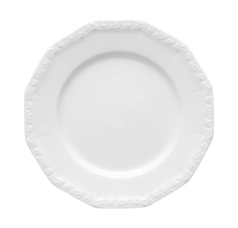 Speiseteller Speiseteller 25 cm Maria Weiß, (1 St), Teller, Speiseteller, Essteller, Porzellan, weiß by Rosenthal in Weiß – product photo