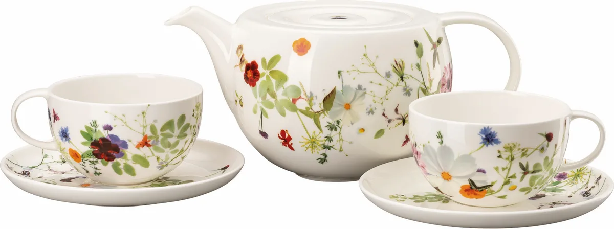 Teeset Brillance Grand Air 5-delig fra Rosenthal – produktbillede