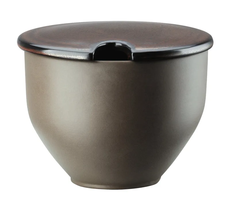 Zuckerdose Junto Bronze Zuckerdose mit Einschnitt 0,28 l, Keramik von Rosenthal in Bunt – Produktfoto