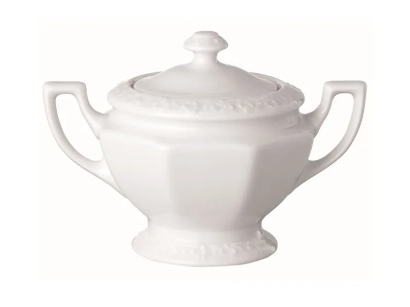 Zuckerdose Maria Weiss Zuckerdose 0,27 l, Porzellan de Rosenthal en Bunt, weiß – photo du produit