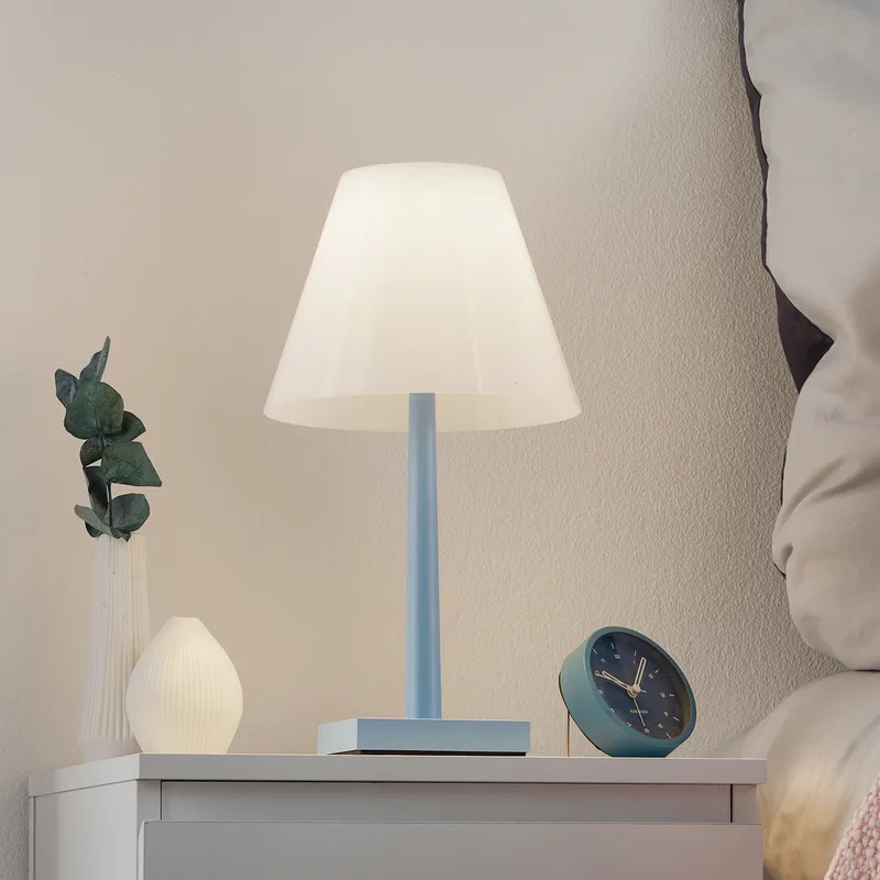 Dina+ Portable Tafellamp Light Blue by Rotaliana – product photo