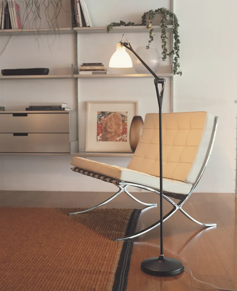 Luxy F1 Staande Lamp Alu/Zwart by Rotaliana – product photo