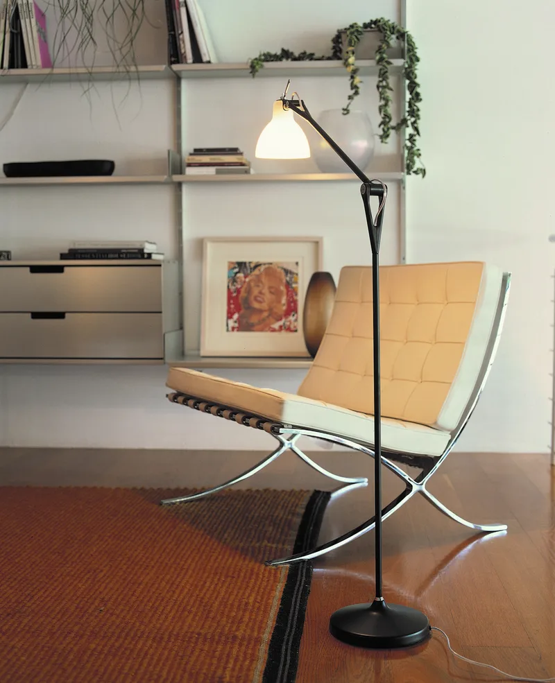 Luxy F1 Staande Lamp Wit/Geel fra Rotaliana – produktbillede