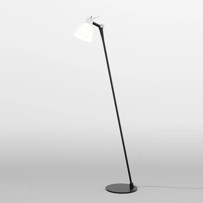 Luxy Glam F0 Vloerlamp Black/Glossy White by Rotaliana – product photo