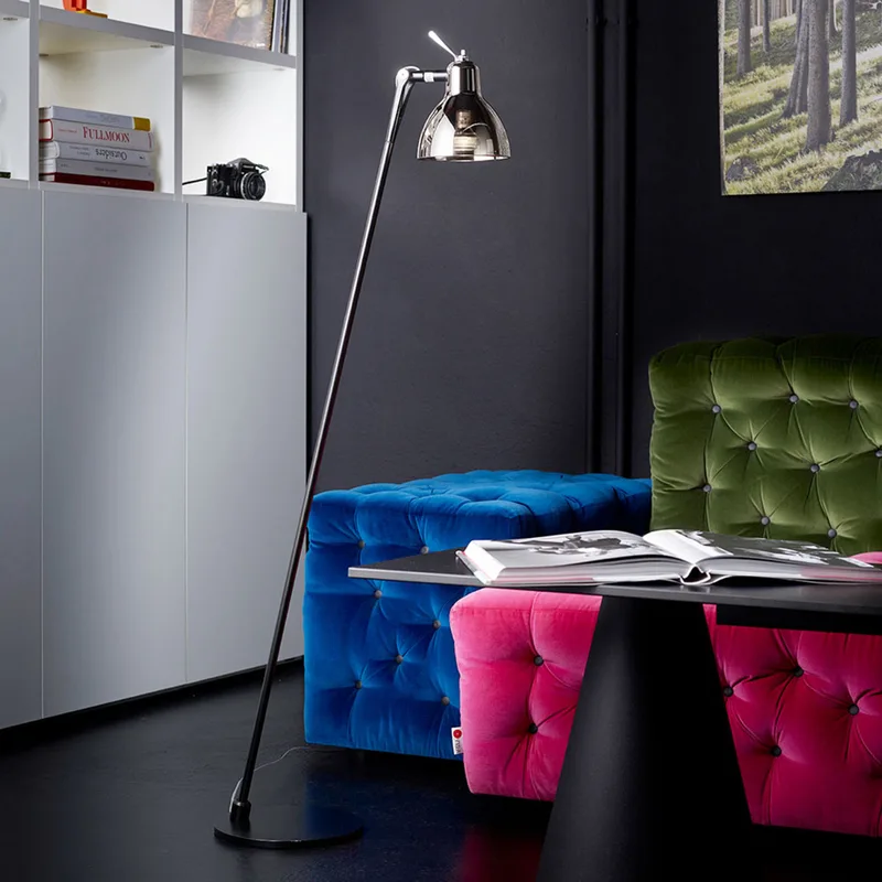 Luxy Glam F0 vloerlamp, zwart/rookkleurig, helder by Rotaliana – product photo