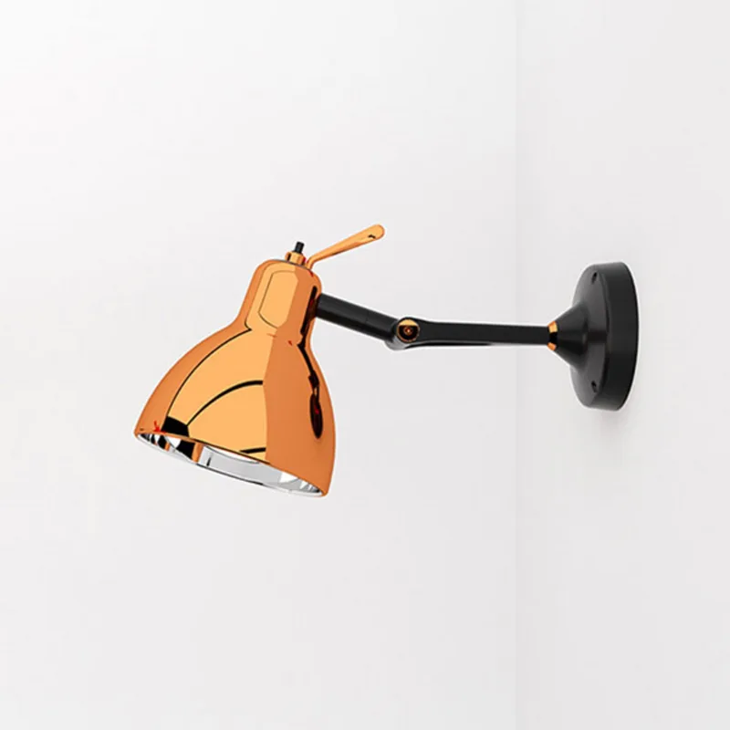 Luxy H0 Glam wandlamp, zwart/koper, glas von Rotaliana – Produktfoto