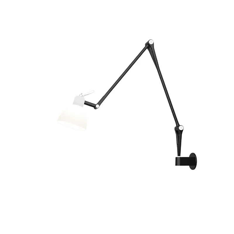 Luxy W2 Wandlamp Zwart/Glanzend Wit by Rotaliana – product photo
