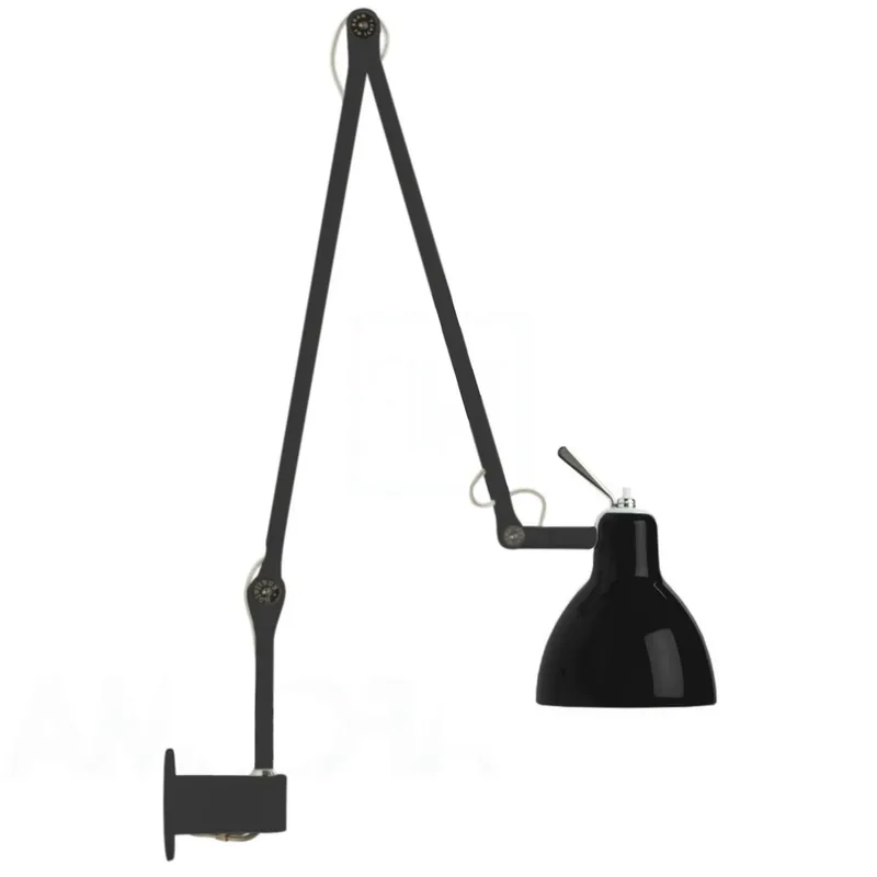 Luxy W2 Wandlamp Zwart/Matte Wit van Rotaliana – productfoto