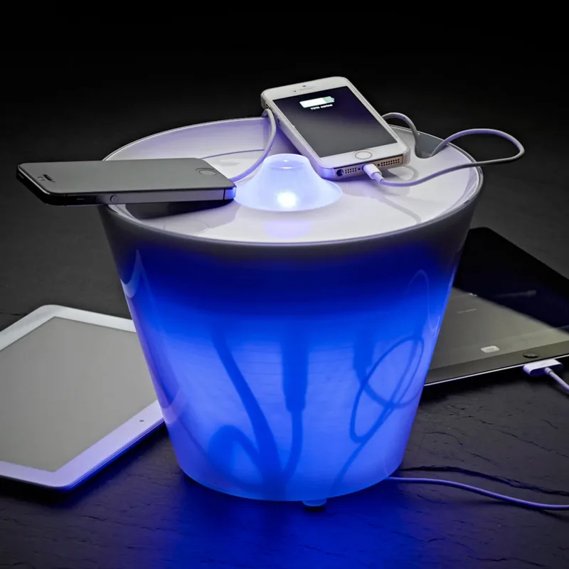 Multipot+ Portable Tafellamp Glossy White by Rotaliana – product photo