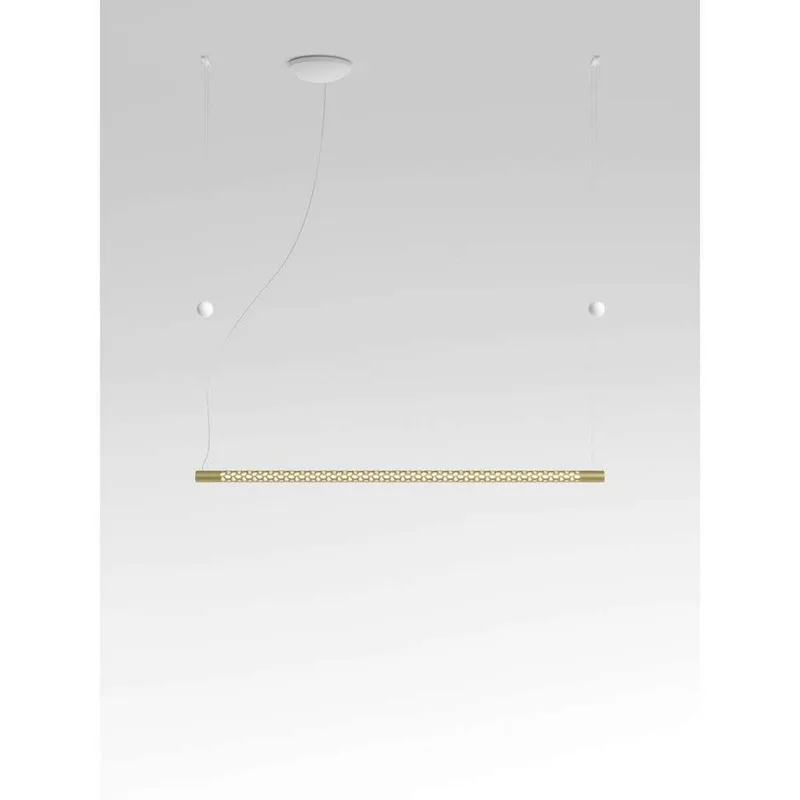 Squiggle H8 Hanglamp 3000K Gold de Rotaliana – photo du produit