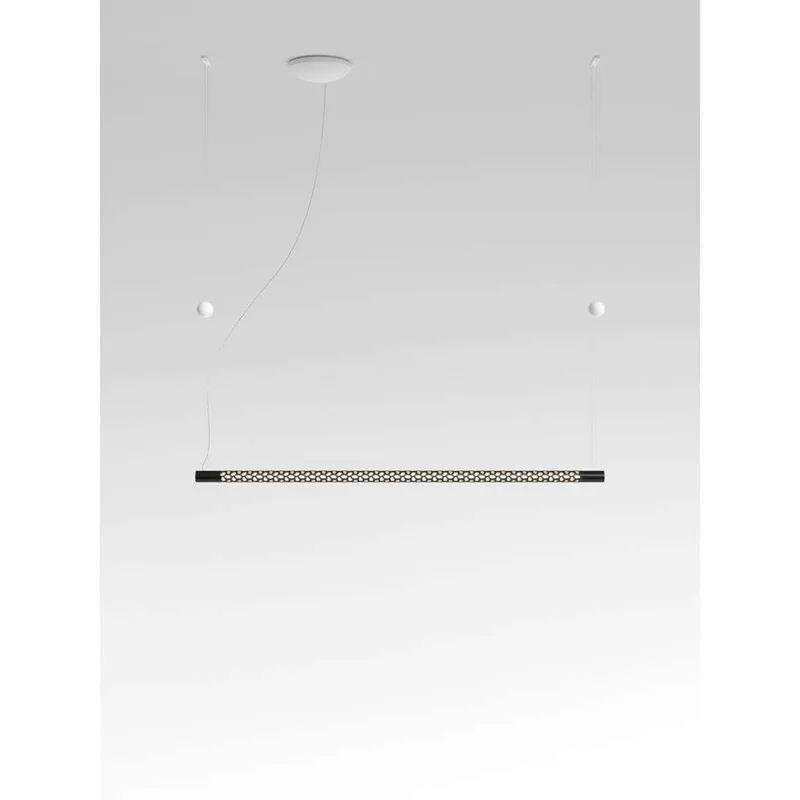 Squiggle H8 Hanglamp 3000K Matt Black de Rotaliana – photo du produit