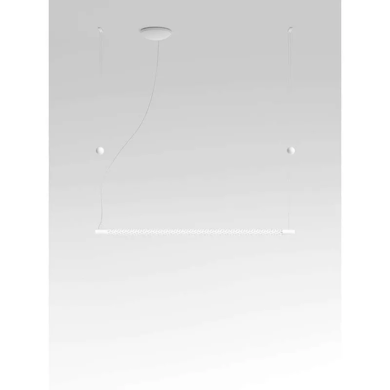 Squiggle H8 Hanglamp 3000K Matt White by Rotaliana – product photo