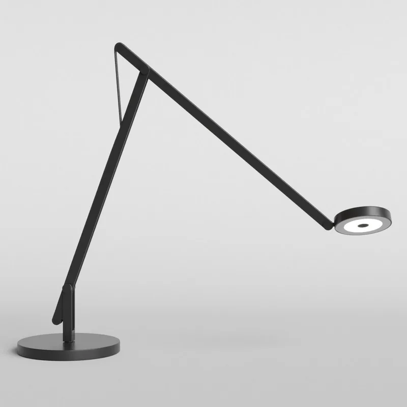 String T1 Tafellamp DTW Matt Black/Black fra Rotaliana – produktbillede