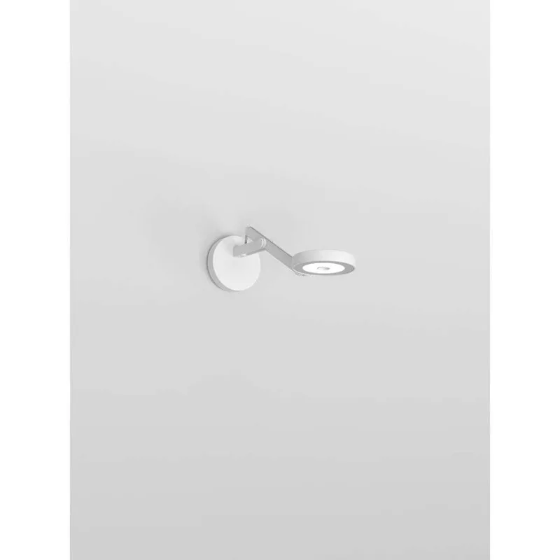 String W0 wandlamp, DTW, mat/wit/zilver de Rotaliana – photo du produit