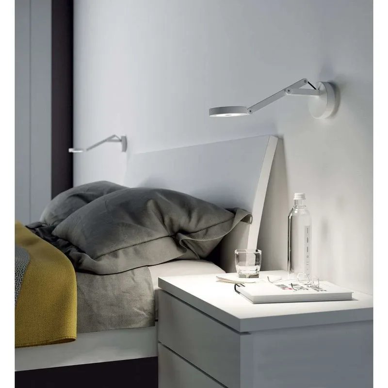 String W0 wandlamp, DTW, mat/wit/zwart de Rotaliana – photo du produit