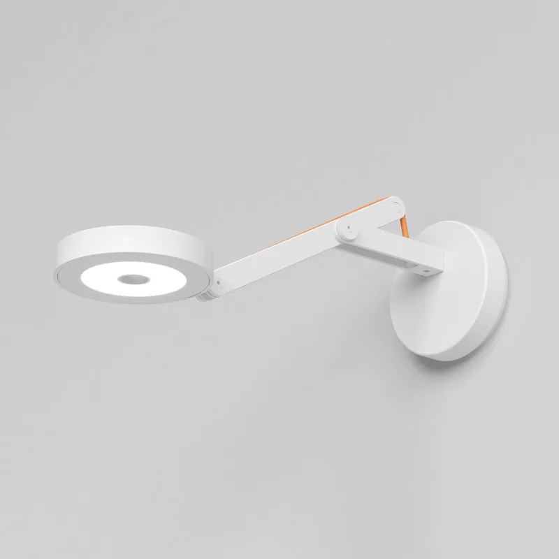 String W0 Wandlamp DTW Matt White/Orange von Rotaliana – Produktfoto