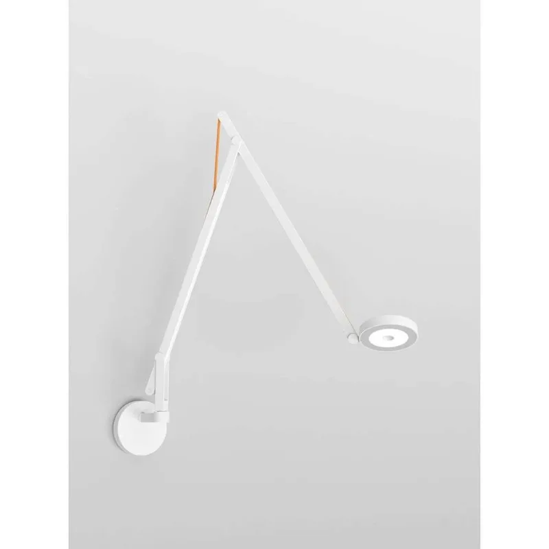 String W2 wandlamp, DTW, mat/wit/oranje van Rotaliana – productfoto