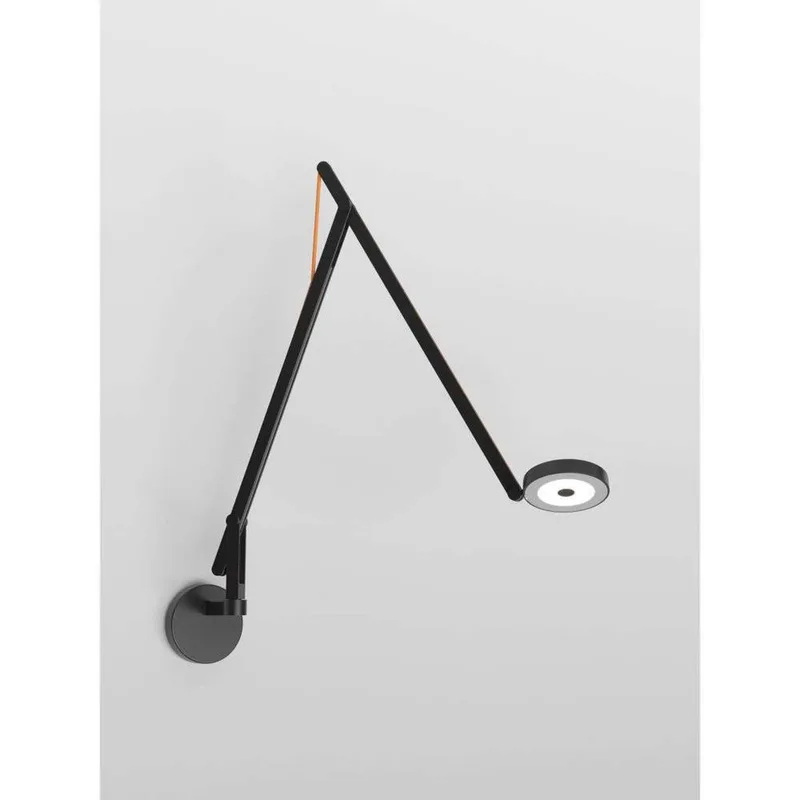 String W2 Wandlamp DTW Matt Black/Orange by Rotaliana – product photo