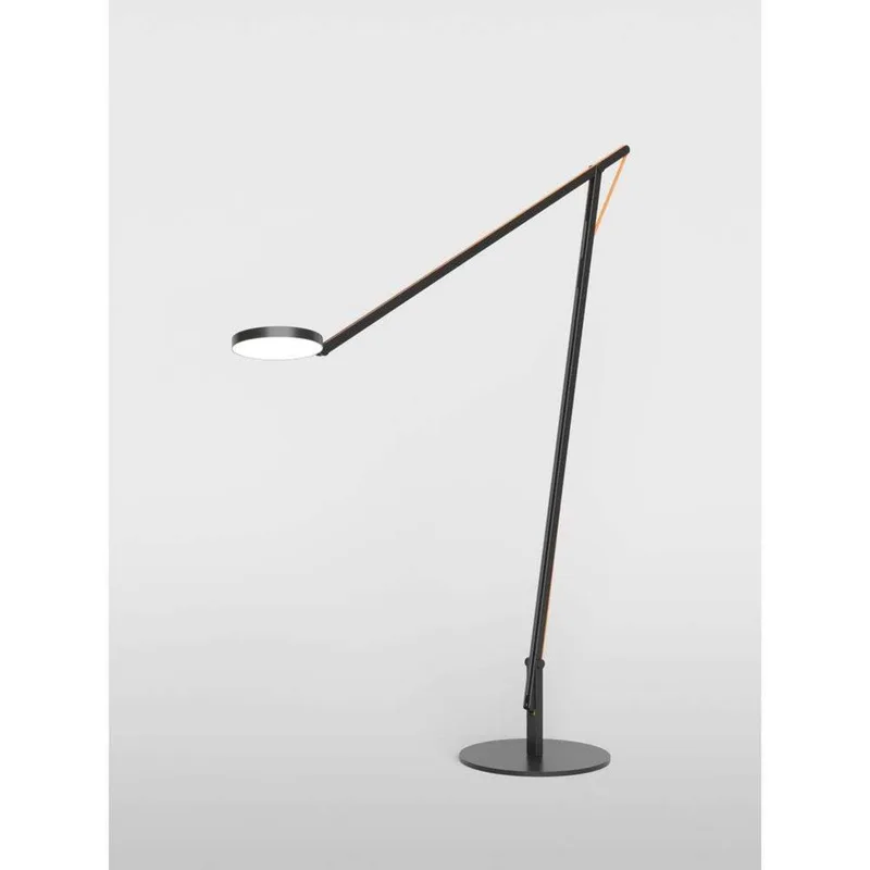 String XL Vloerlamp Matt Black/Orange de Rotaliana – photo du produit