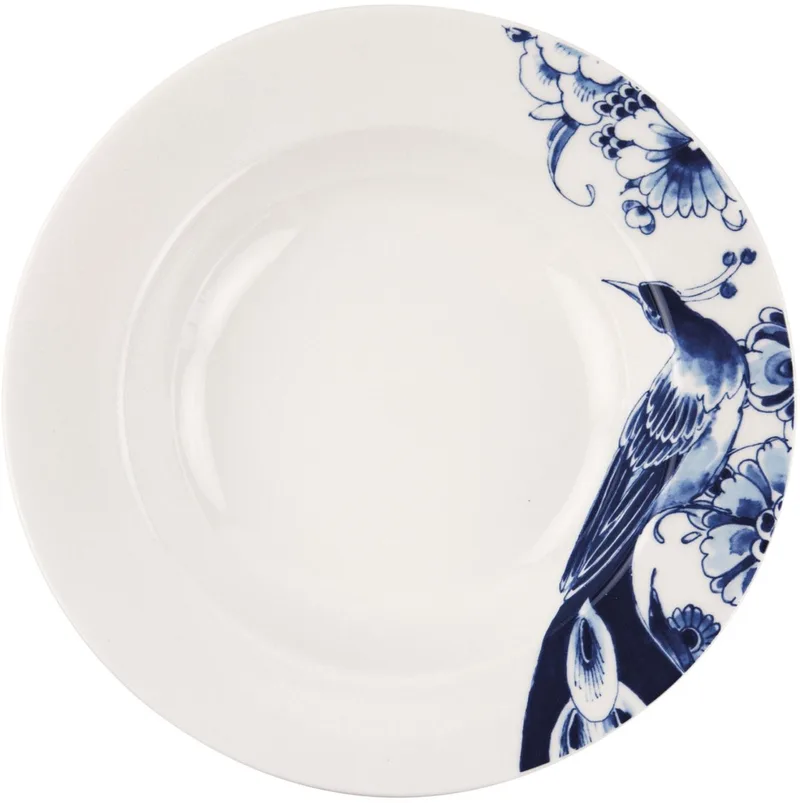 Peacock Symphony Peacock Symphony Diep bord - van Royal Delft - Royal Delft by Royal Delft in Delfts Blauw – product photo