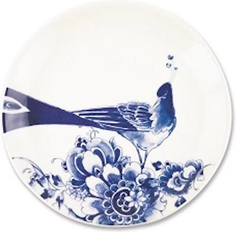 Peacock Symphony Peacock Symphony Gebaksbord - van Royal Delft - Royal Delft by Royal Delft in Delfts Blauw – product photo