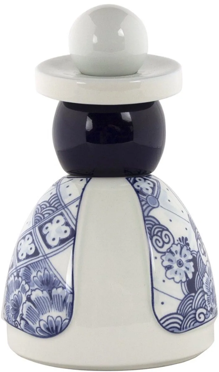 Proud Mary 6 - Mix Pattern Cobalt - figuur 17 cm by Royal Delft in Blue – product photo