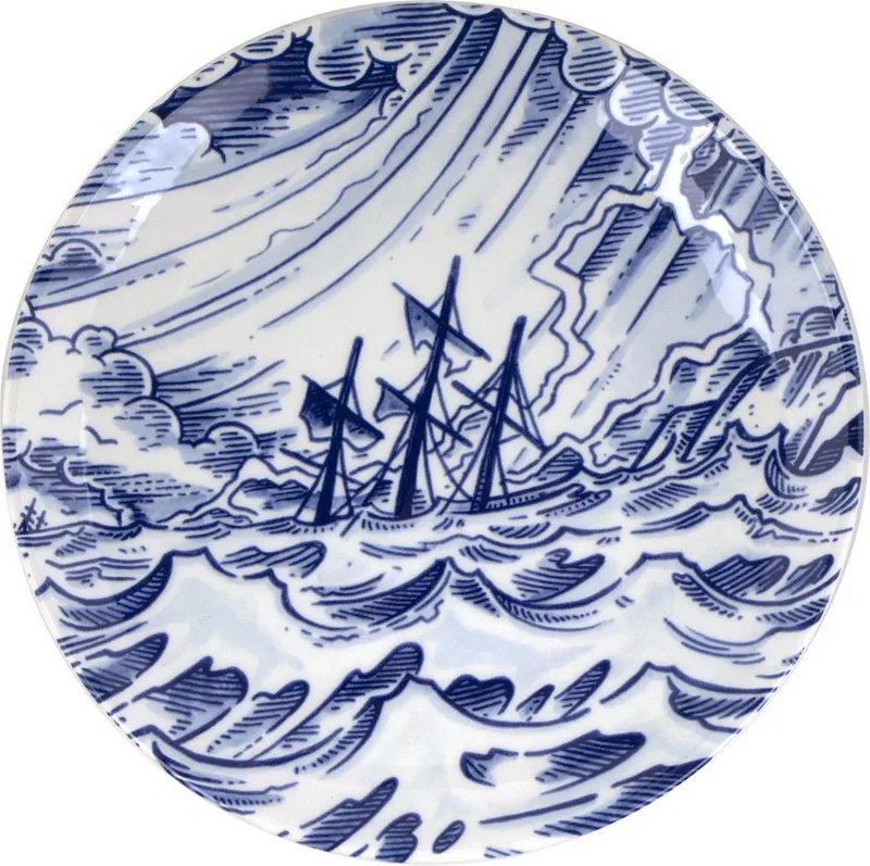 Schiffmacher Sailor's Grave sierbord - 24 cm de Royal Delft en Delfts Blauw – photo du produit