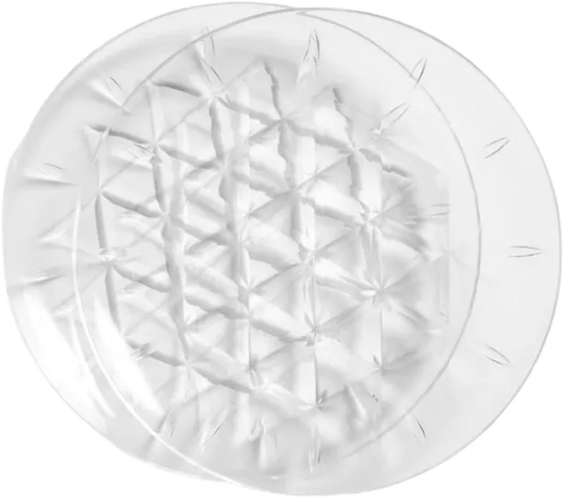 Akryl Platte Borden 26 cm - Set van 2 by Sagaform in Transparant – product photo