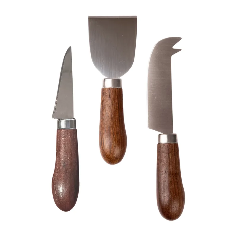 Astrid Käsemesserset 3er Pack Braun-silber by Sagaform – product photo