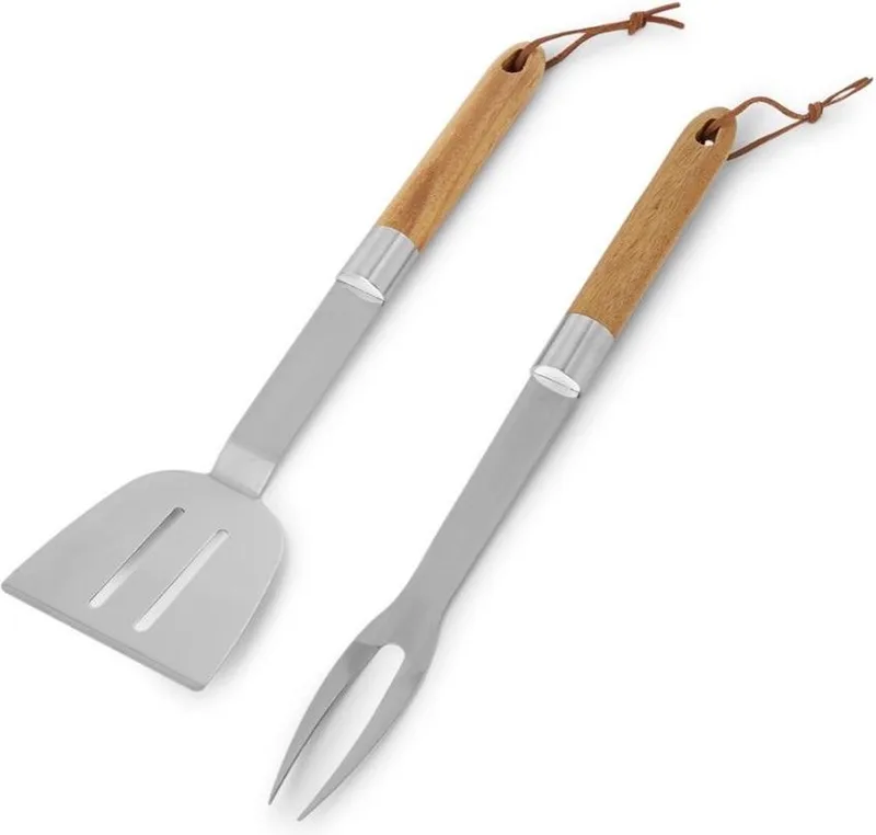 BBQ set - 2 delig - Barbecueset - RVS de Sagaform en Hout – photo du produit