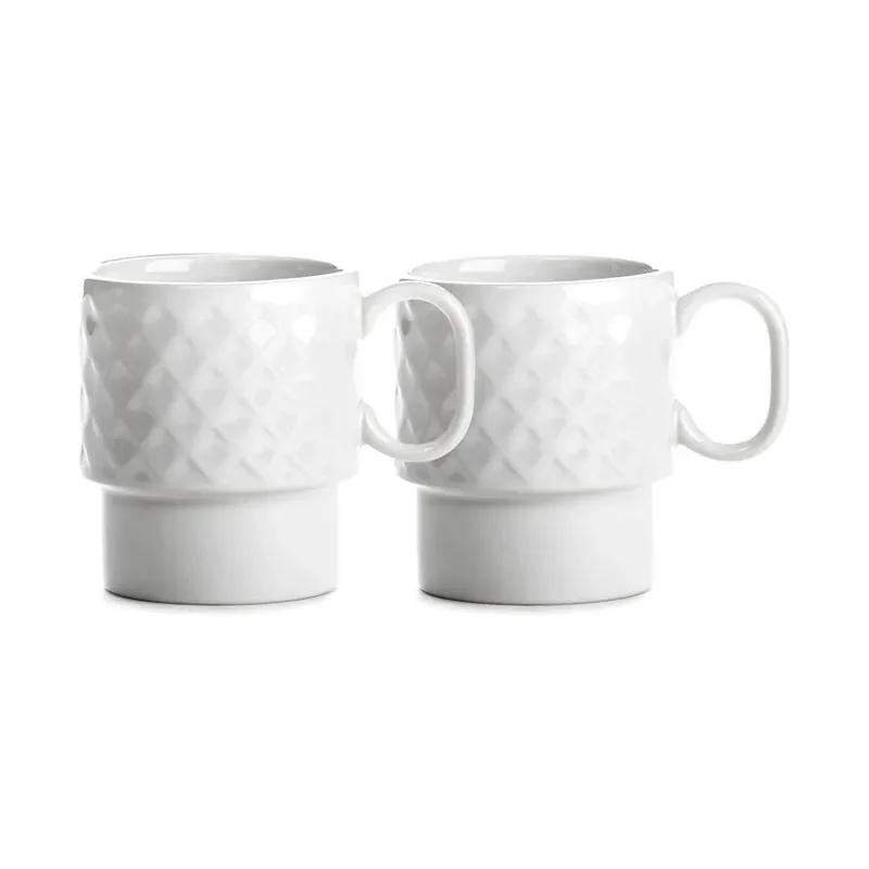 Coffee & More Kaffeetasse 2er Pack Weiß von Sagaform – Produktfoto