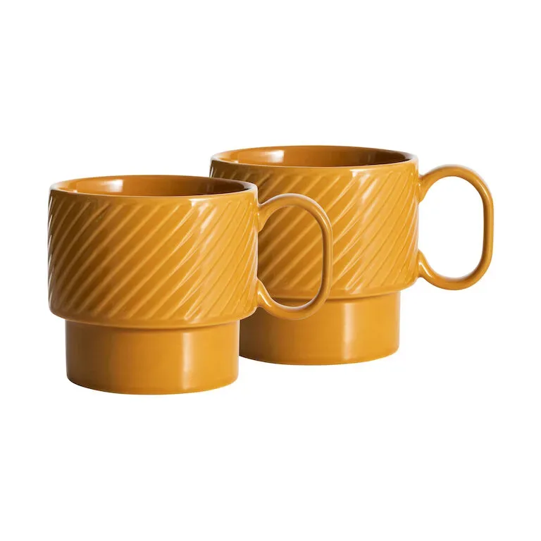Coffee & More Teetasse 2er-Pack Gelb by Sagaform – product photo