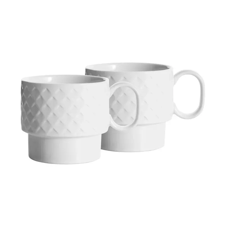 Coffee & More Teetasse 2er-Pack Weiß von Sagaform – Produktfoto