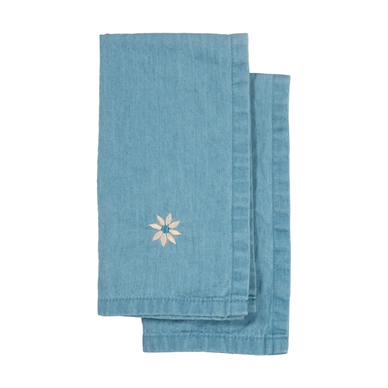 Eden denim Küchentuch 50x70 cm 2er-Pack Blau von Sagaform – Produktfoto