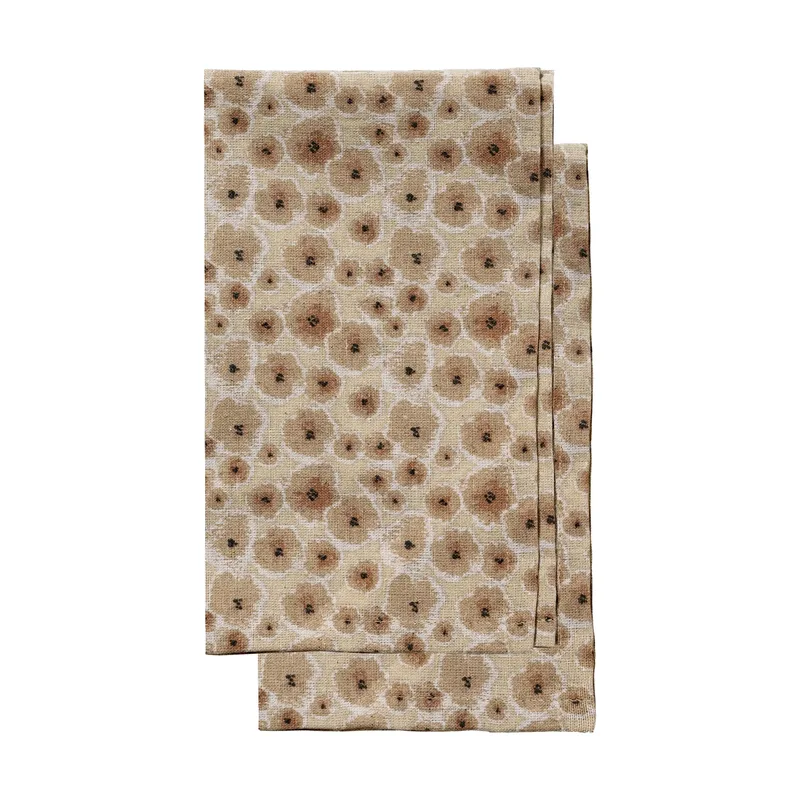 Edith Küchenschürze 50x70 cm 2er Pack Gemischt beige by Sagaform – product photo