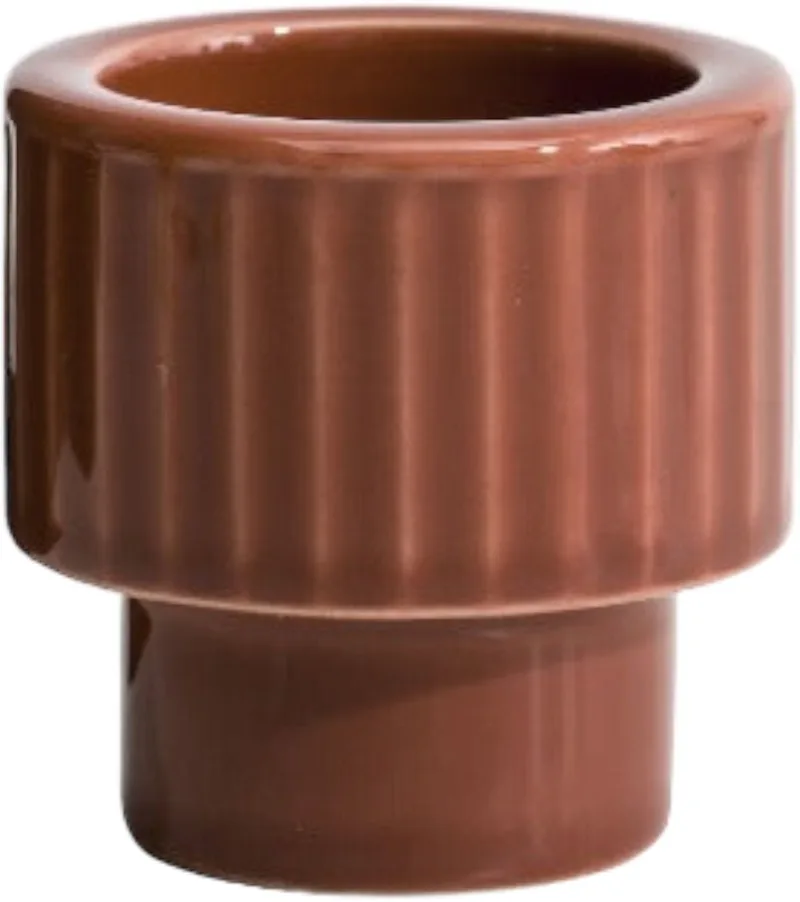 Eierdopje en waxinelichthouder 'Coffee & More' - Terracotta by Sagaform in Oranje – product photo