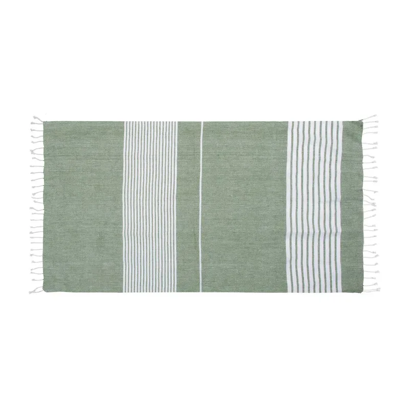 Ella Hamam Badehandtuch 145 x 250cm Grün von Sagaform – Produktfoto