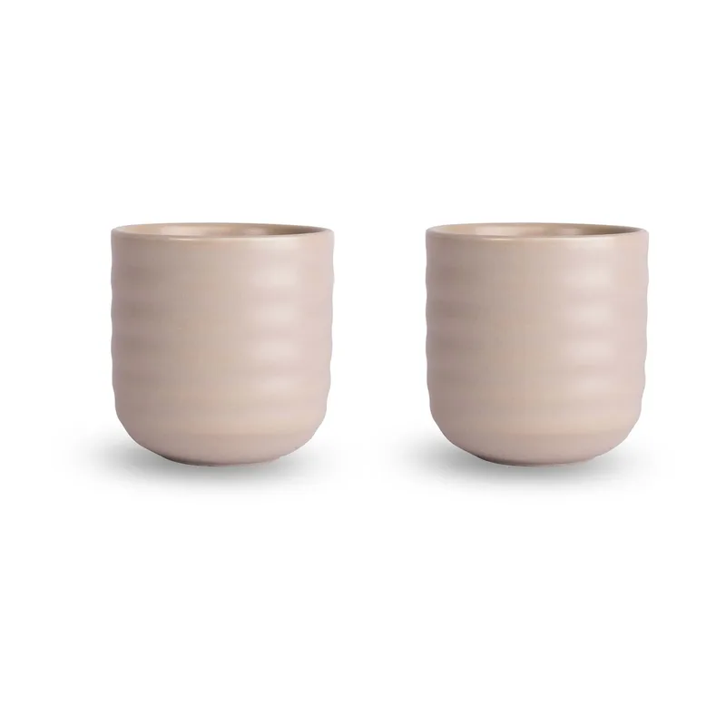 Ellen Tasse 2er Pack 18cl Cremefarben von Sagaform – Produktfoto