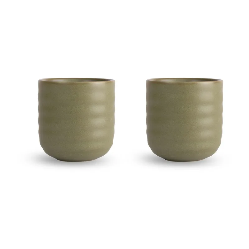 Ellen Tasse 2er Pack 18cl Grün von Sagaform – Produktfoto