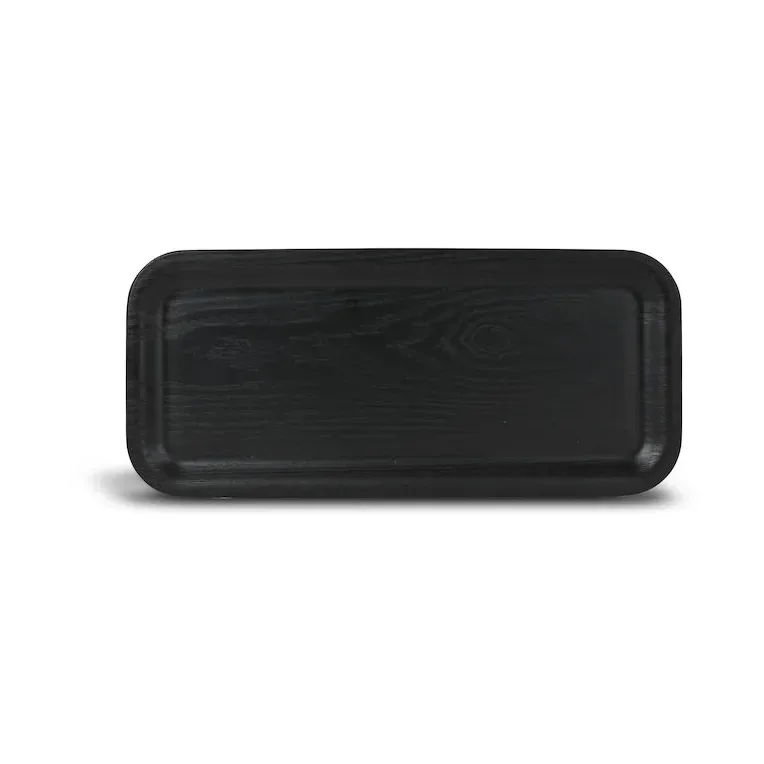 Hanna langer Teller 34x15 cm Schwarz von Sagaform – Produktfoto