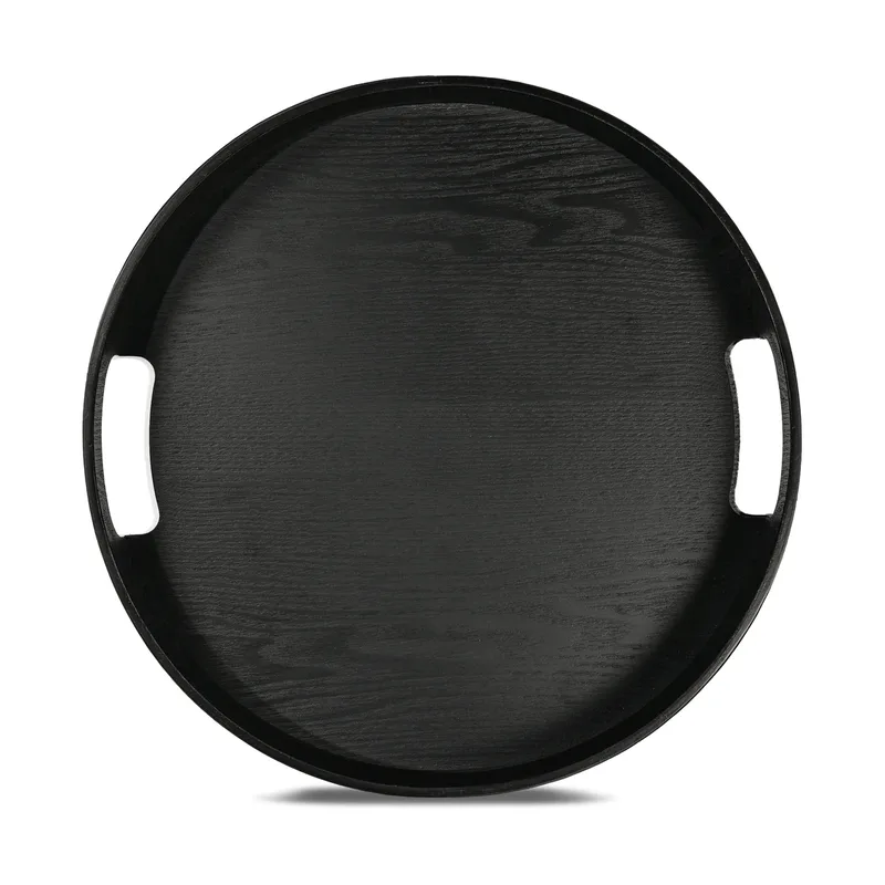 Hanna runde Tablett Ø35 cm Schwarz by Sagaform – product photo