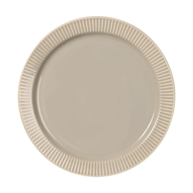 Inka Dessertteller Beige-warm grau, Ø17 cm von Sagaform – Produktfoto